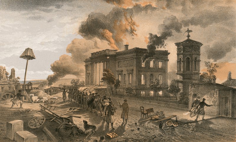 Public Library og Temple of the Winds av William Crimea Simpson