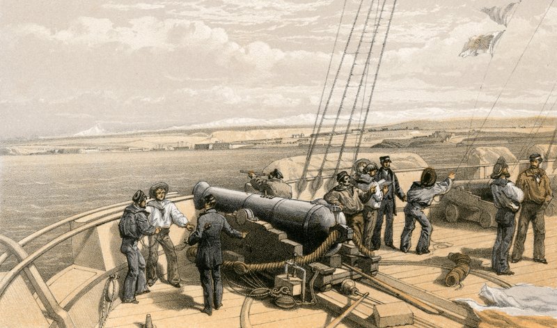 Sebastopol fra havet av William Crimea Simpson