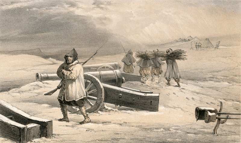 Sentinel of the Zouaves før Sebastopol av William Crimea Simpson