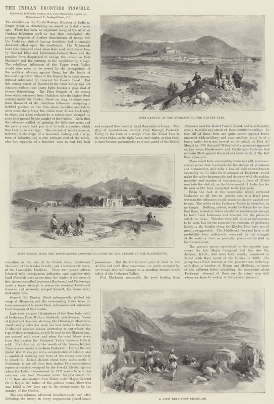 The Indian Frontier Trouble av William Crimea Simpson