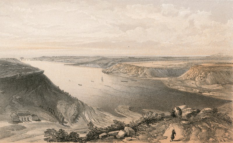 Nordsiden av havnen i Sebastopol fra toppen av havnen, 22. juni 1855 av William Crimea Simpson