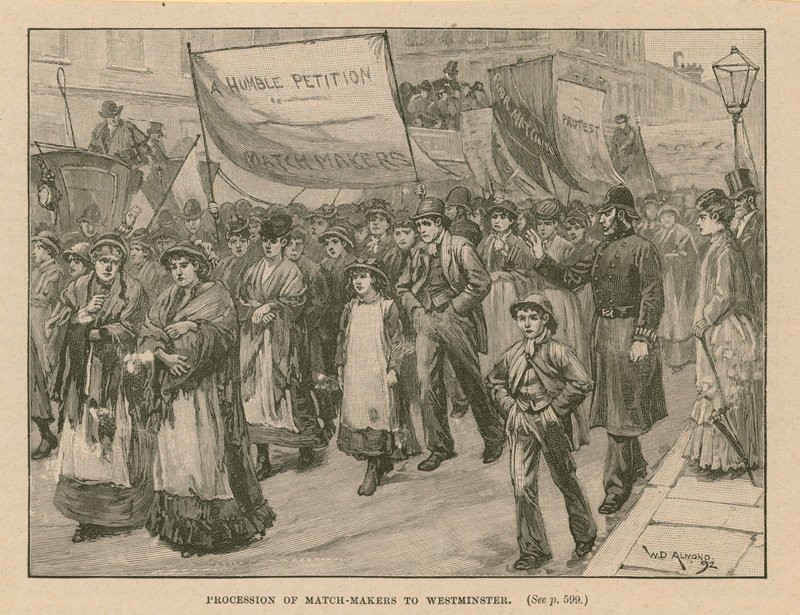 Prosesjon av fyrstikkmakere til Westminster av William Douglas Almond