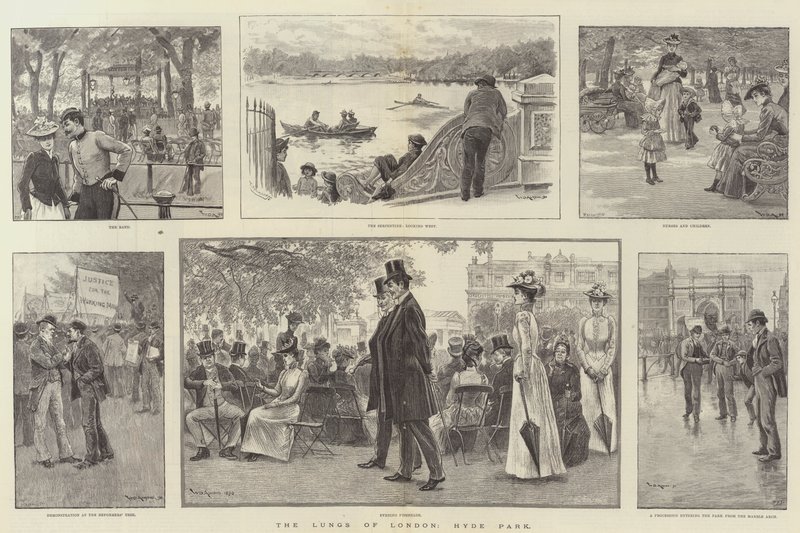 The Lungs of London, Hyde Park av William Douglas Almond