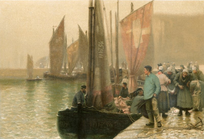 Disig morgen, Dieppe av William Edward Norton