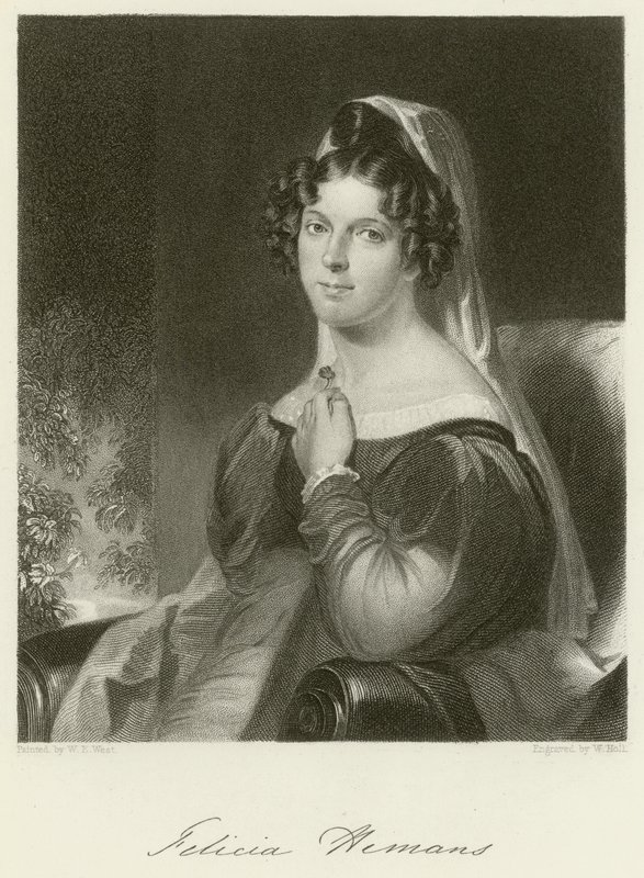 Felicia Hemans av William Edward West