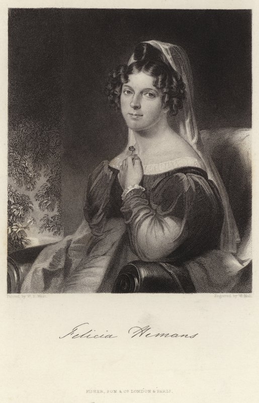 Felicia Hemans av William Edward West