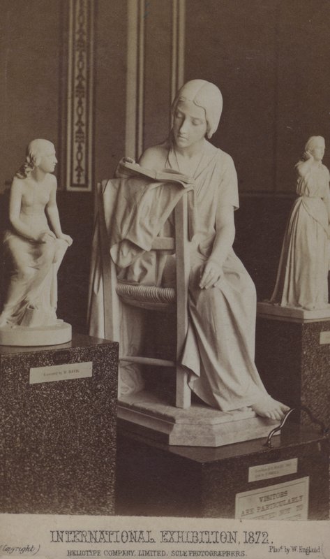 Statuer utstilt på den internasjonale utstillingen, London av William England