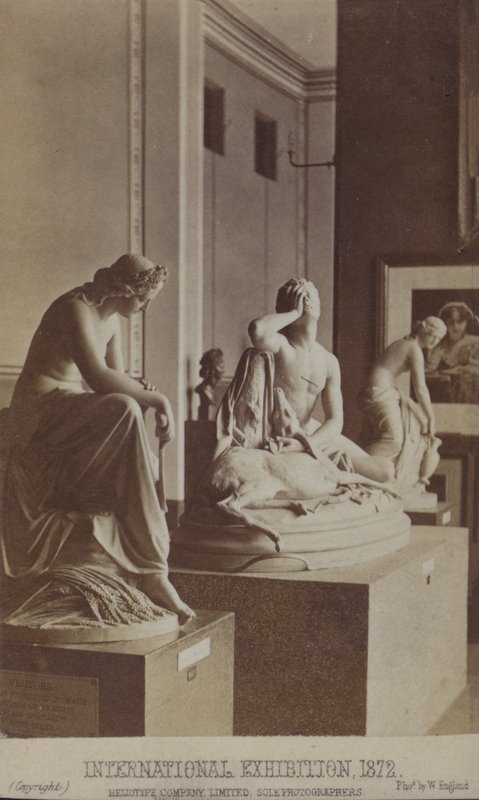 Statuer utstilt på den internasjonale utstillingen, London av William England
