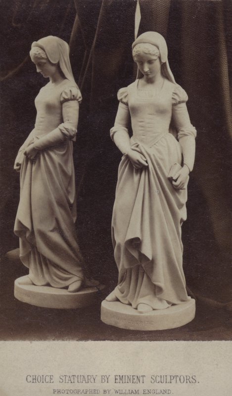 Statuer utstilt på den internasjonale utstillingen, London av William England