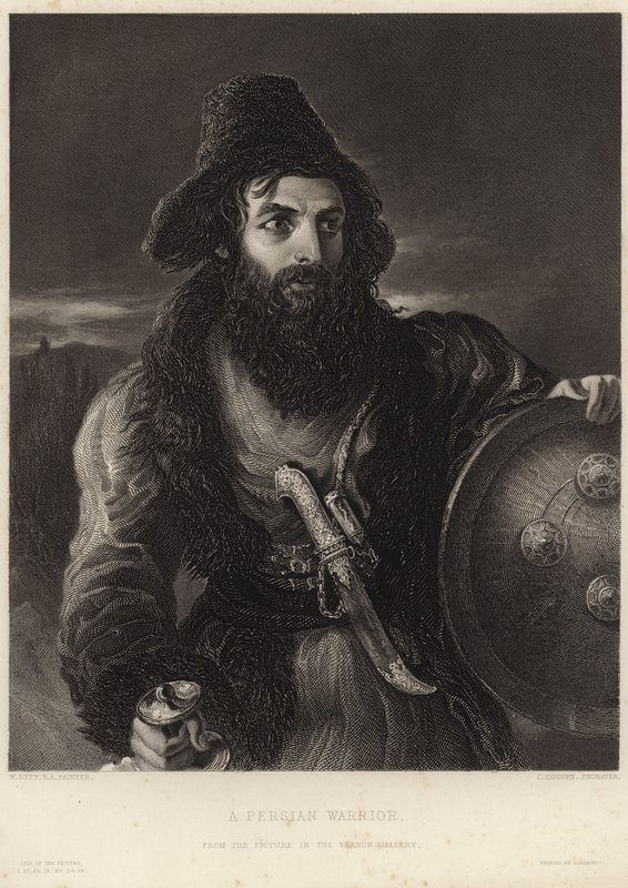 En persisk kriger av William Etty