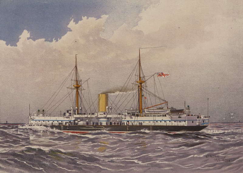 HMS Colossus, 1. klasses slagskip av William Frederick Mitchell