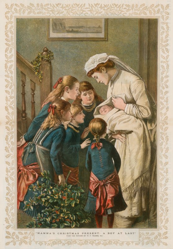 Mammas julegave: En gutt endelig av William Frederick Yeames