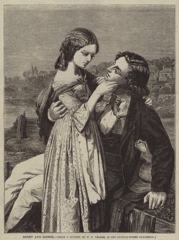 Sophy og Lionel av William Frederick Yeames