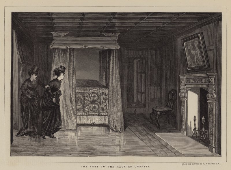 Besøket til det hjemsøkte kammeret av William Frederick Yeames