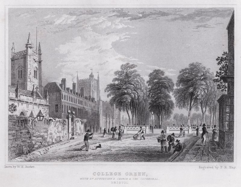 College Green, med St Augustine