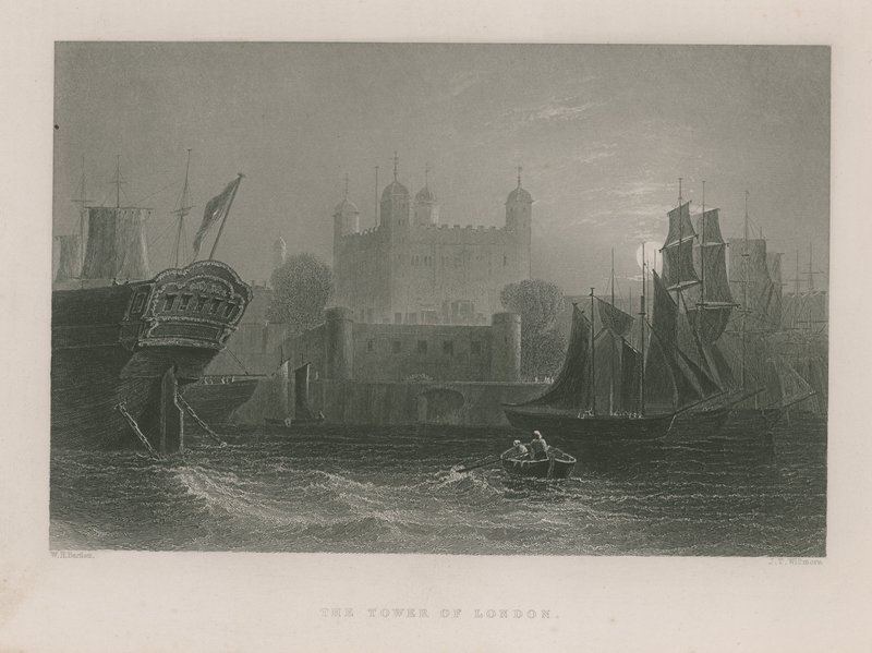 Tower of London av William H. Bartlett