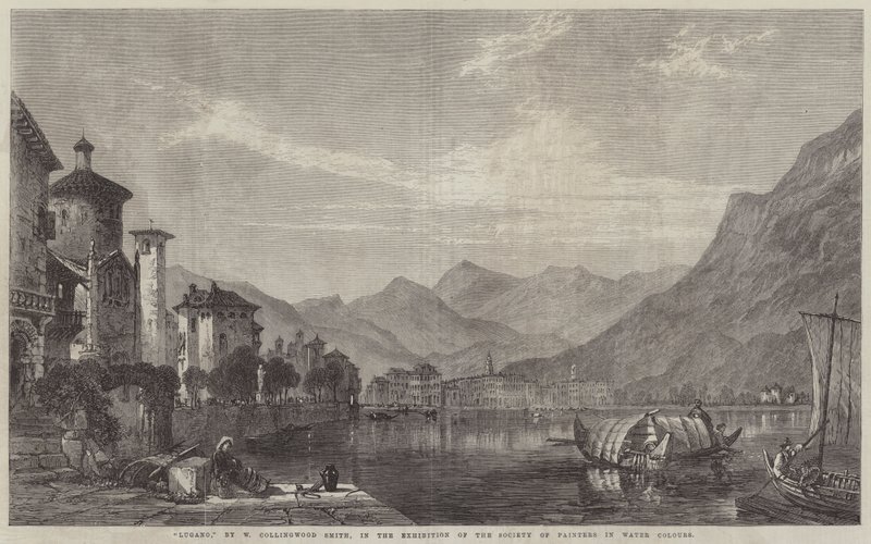 Lugano av William Harding Collingwood Smith