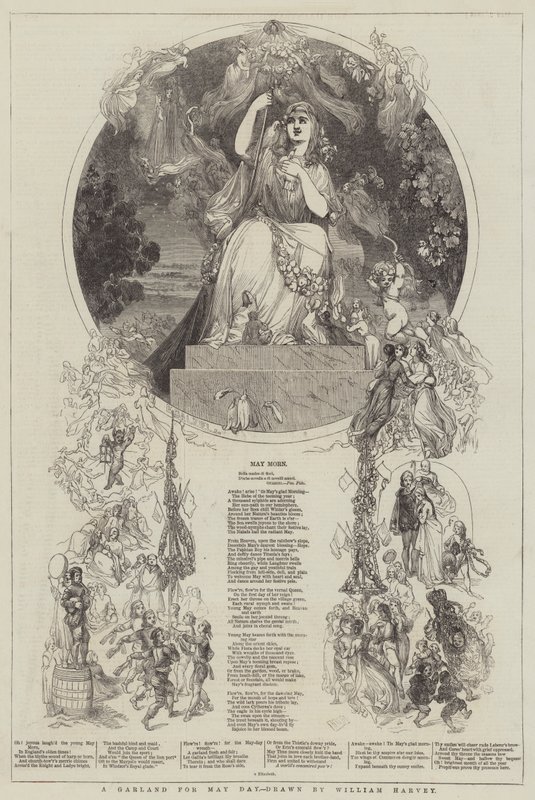 En krans for 1. mai av William Harvey