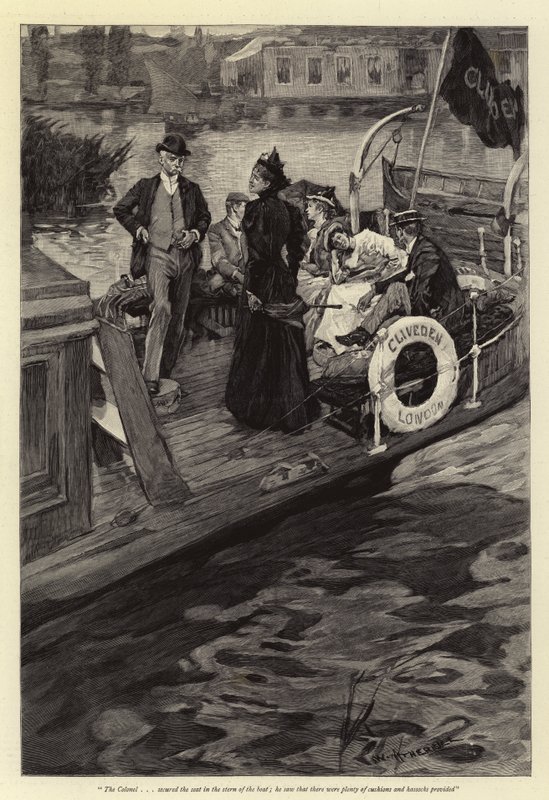 Båttur på Themsen av William Hatherell