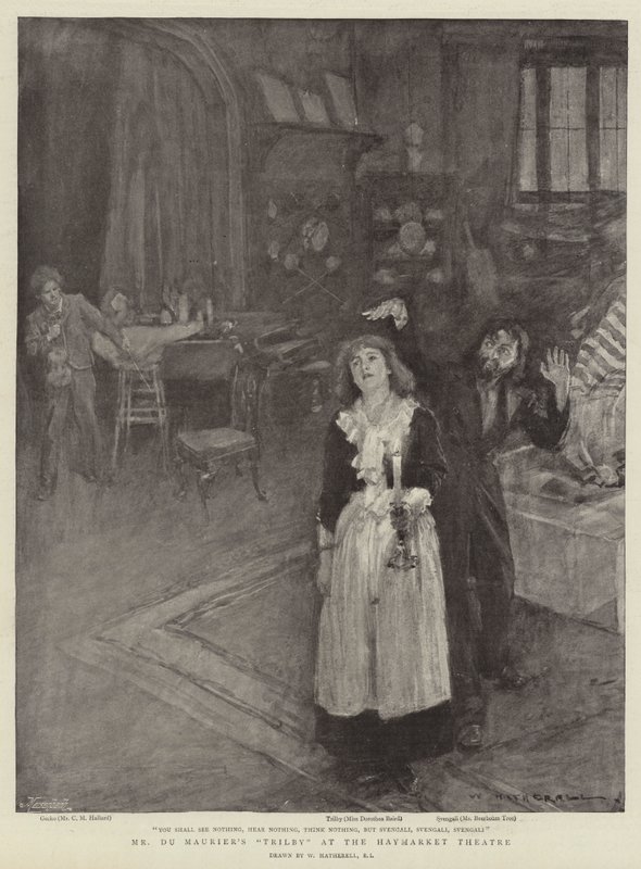 Mr Du Mauriers Trilby på Haymarket Theatre av William Hatherell
