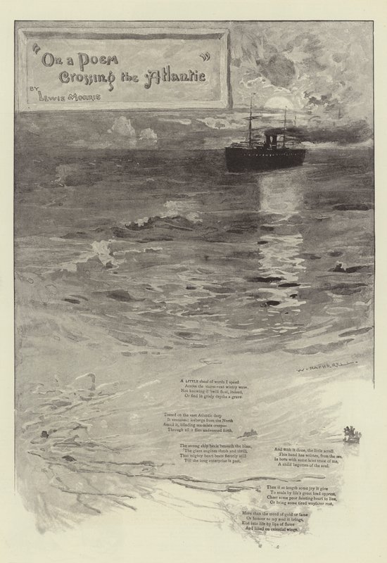 On a Poem Crossing the Atlantic, av Lewis Morris av William Hatherell