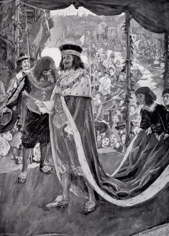 Fremgang for kong Charles I til Westminster Abbey av William Hatherell