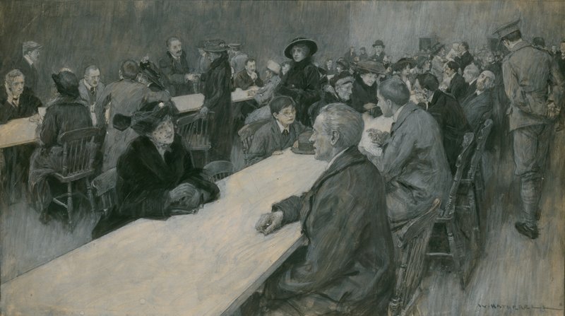 Fienden i England: besøksdag i interneringsleiren nær London av William Hatherell