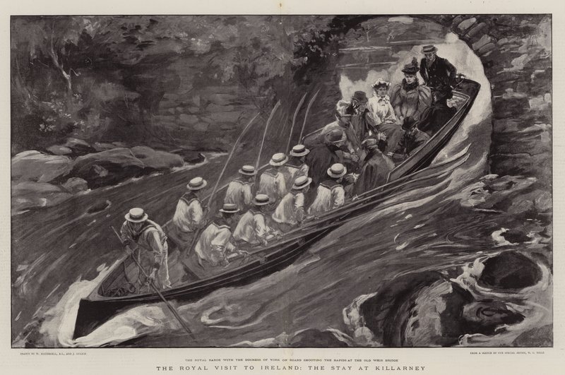 Det kongelige besøket til Irland, oppholdet på Killarney av William Hatherell