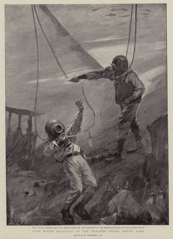 The White Heather på Theatre Royal, Drury Lane av William Hatherell