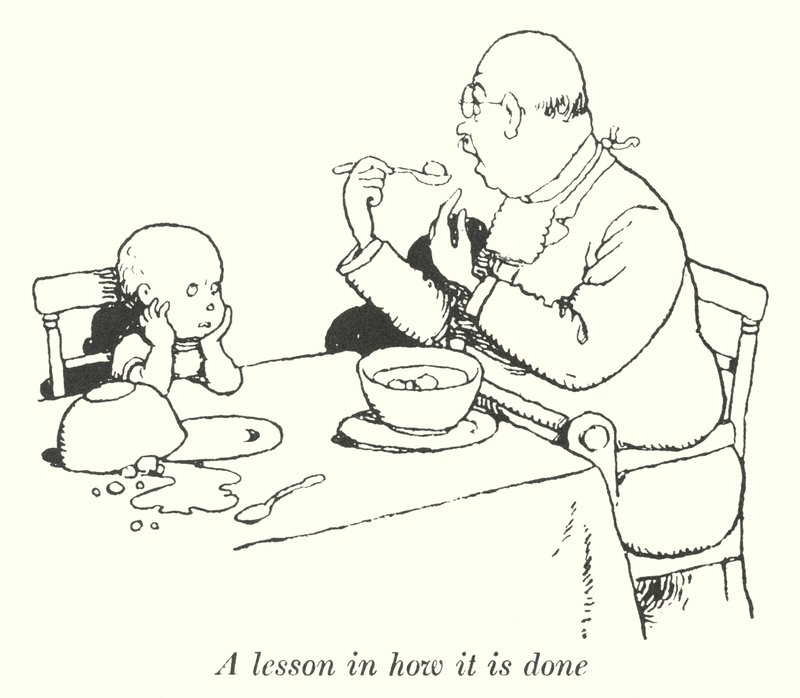 En leksjon i hvordan det gjøres (litho) av William Heath Robinson
