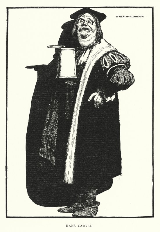 Hans Carvel (bilder) av William Heath Robinson