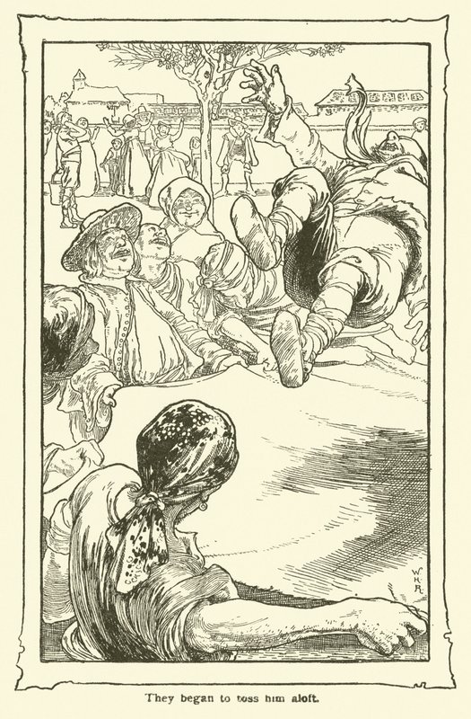 Illustrasjon for Don Quixote (litho) av William Heath Robinson
