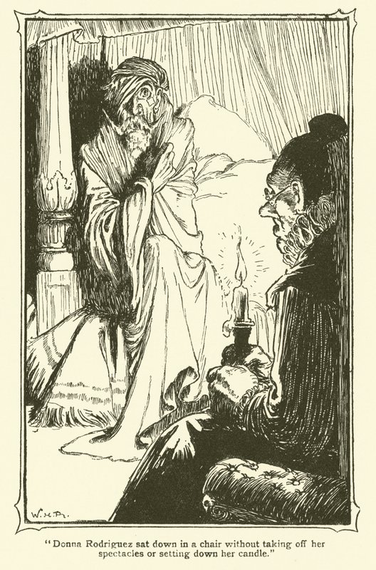 Illustrasjon for Don Quixote (litho) av William Heath Robinson