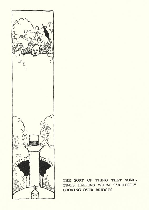 Illustrasjon for Railway Ribaldry av W Heath Robinson (litho) av William Heath Robinson