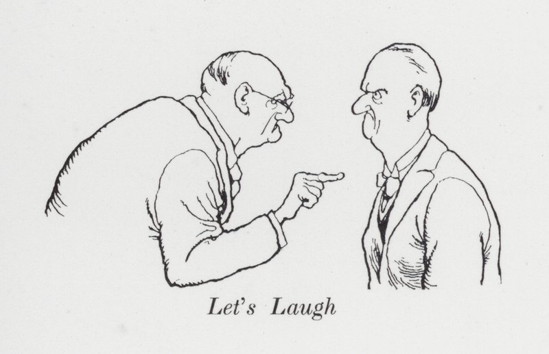 La oss le (litho) av William Heath Robinson