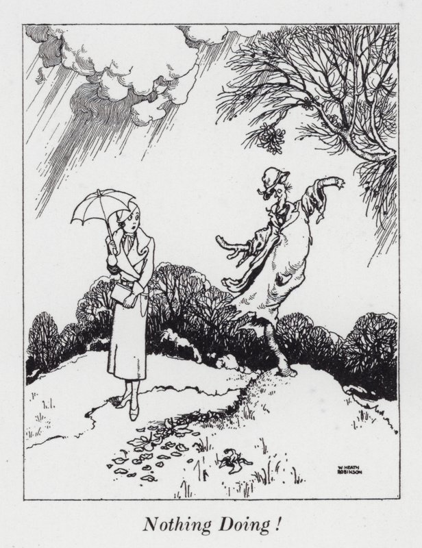 Ingenting gjør! (litho) av William Heath Robinson