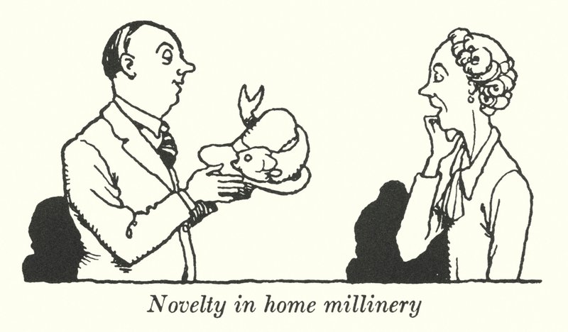 Nyhet i hjemmebruk (litho) av William Heath Robinson