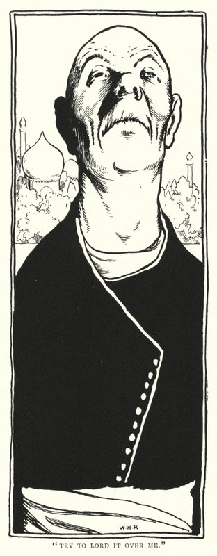 "Prøv å herske over meg" (gravering) av William Heath Robinson