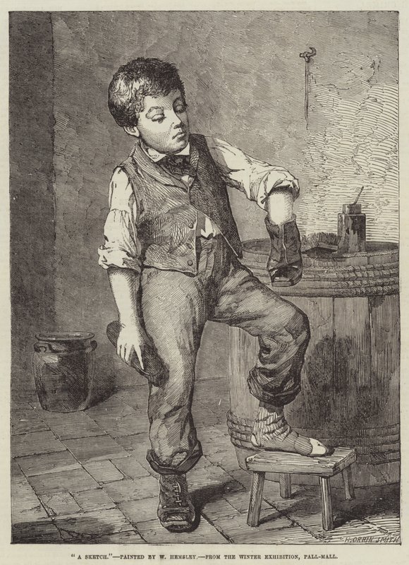 En skisse av William Hemsley