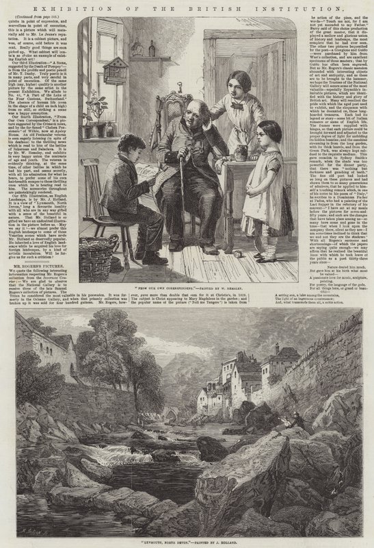Utstilling av den britiske institusjonen av William Hemsley