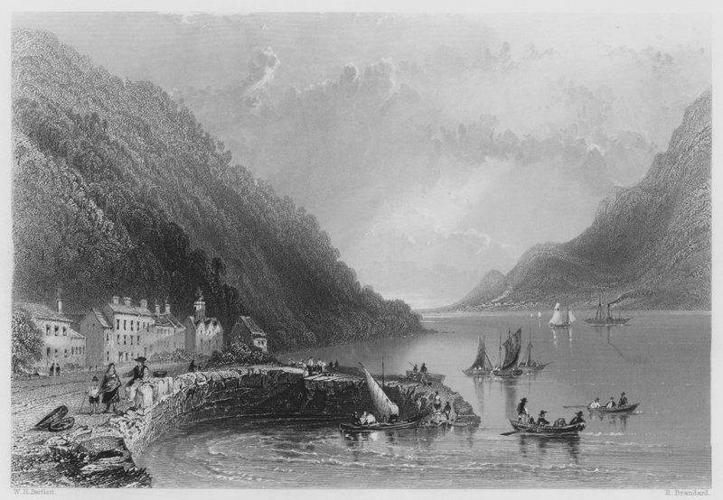 Ross-Trevor Pier (gravering) av William Henry (after) Bartlett