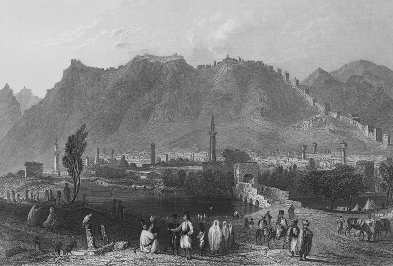 Antiokia, på vei fra Suadeah av William Henry Bartlett