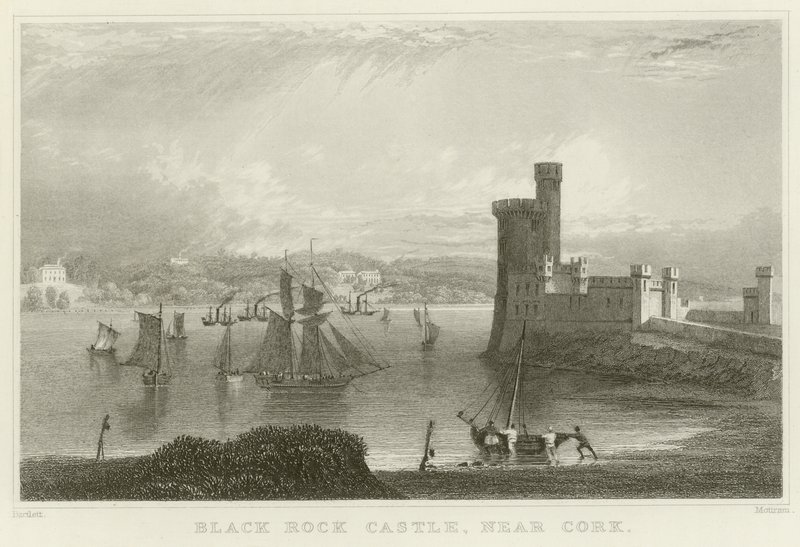Black Rock Castle av William Henry Bartlett