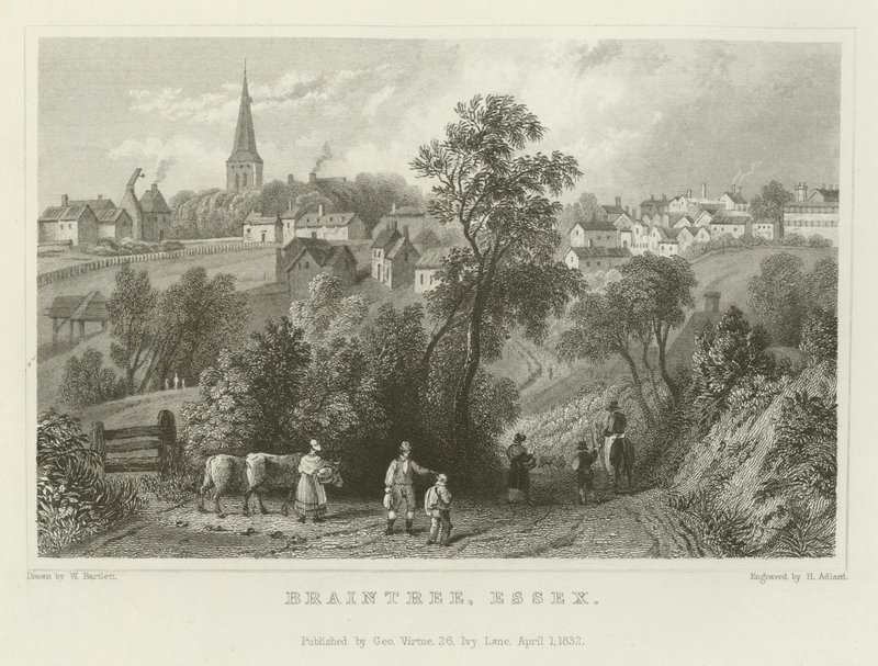 Braintree, Essex av William Henry Bartlett