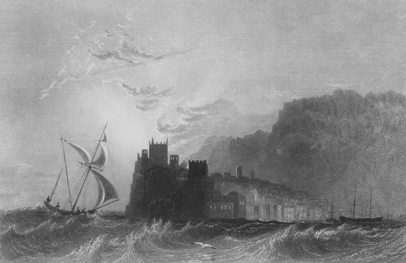Castelorizo, nær Myra, i Syria, Lilleasia av William Henry Bartlett