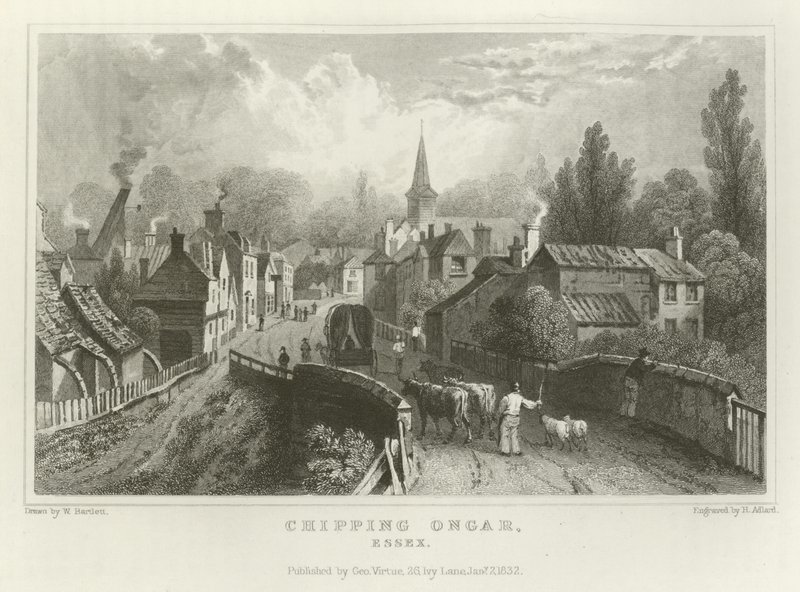 Chipping Ongar, Essex av William Henry Bartlett