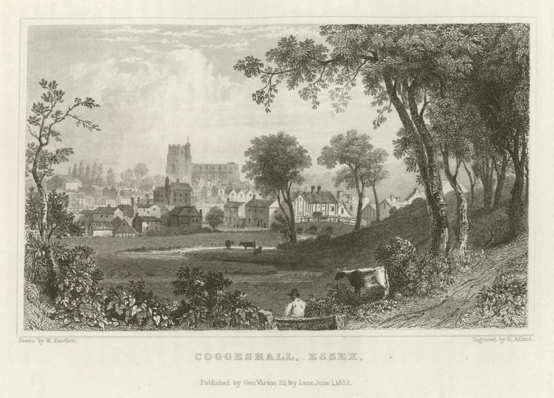 Coggeshall, Essex av William Henry Bartlett