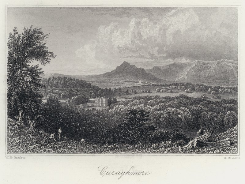 Curaghmore (gravering) av William Henry Bartlett