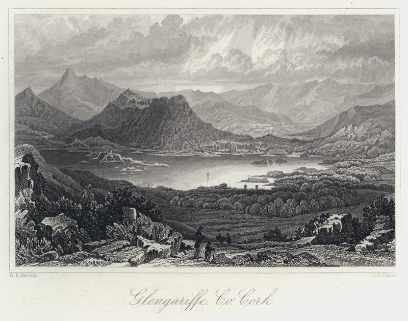 Glengariffe, Co Cork (gravering) av William Henry Bartlett