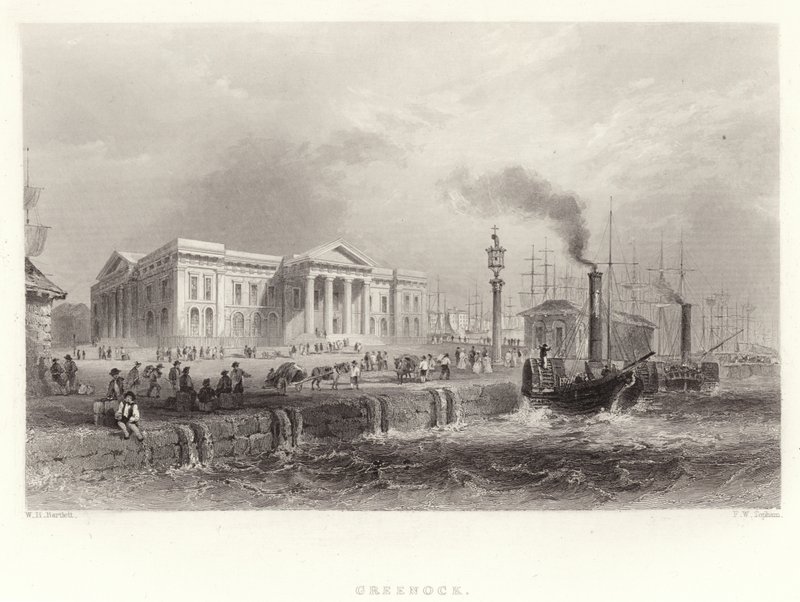 Greenock av William Henry Bartlett